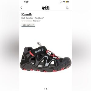 Kamik sandals toddler 9